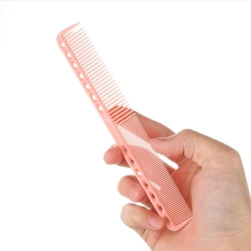 Pink Pointed Tail Comb Salon Hairdressing Hair Styling Comb Anti-static Plastic Fine-tooth Hair Comb Beauty Tools