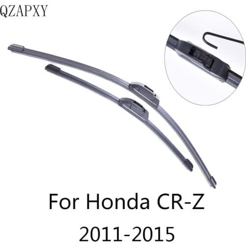 QZAPXY Wipers Blade For Honda CR-Z (CRZ) from 2011 2012 2013 2014 2015 Windscreen wiper Wholesale Car Accessories