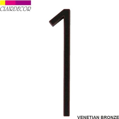 5 in Modern House Number Hotel Home Door Number Outdoor Address Plaque Zinc Alloy Number for House Address Sign #0-9