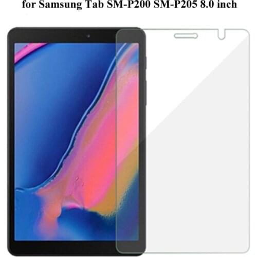 9H Tempered Glass For Samsung Galaxy Tab A 8.0 2019 P200 P205 SM-P200 SM-P205 Tablet Screen Protector Protective glass Film