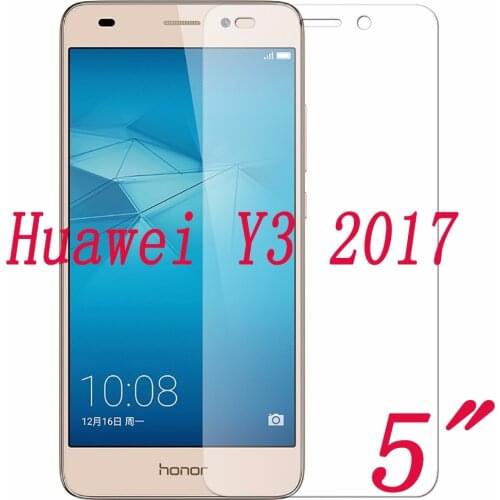 2PCS NEW Screen Protector mobile phone For Huawei Y3 2017 5.0INCH 9H Tempered Glass Film Protective Screen Cover
