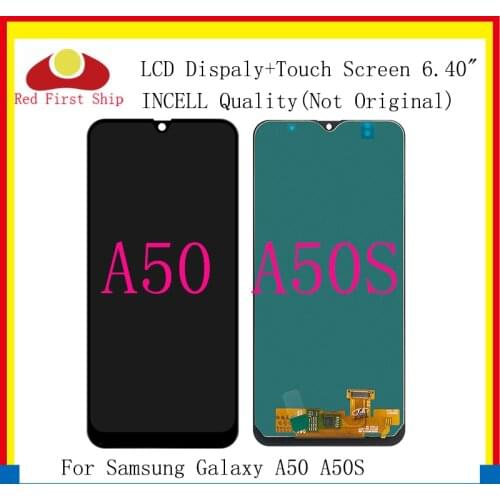 10Pcs/lot 6.4" LCD For Samsung galaxy A50 A50S A505F/DS A505F A505FD A505A Touch Screen Digitizer Assembly A50s A507 A507F LCD