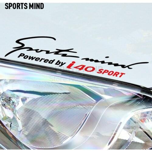 10 Pieces Sports Mind Car Covers Reflective Material Car Sticker Decal Car Styling For hyundai i40 exterior accessories