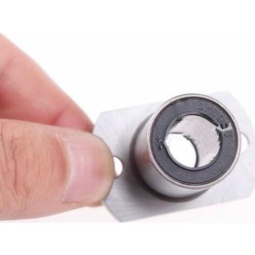 2Pcs/Lot LMH10UU 10mm H Type Flange Linear Motion Bearing Bushing Ball Bearing CNC Parts Brand New