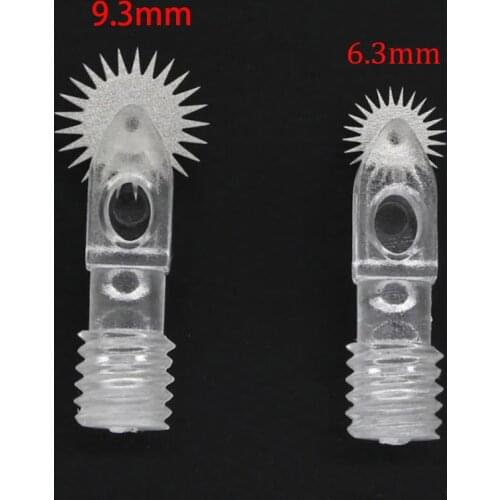 5pcs Roller Pins Microblading Needles Easy Fast Coloring Disposable Needles Spiral Mouth Blades for Fog Eyebrow Permanent Makeup