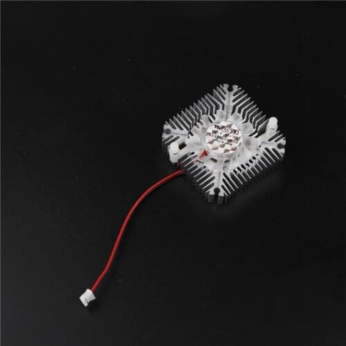 55mm 2 PIN Graphics Cards Cooling Fan Aluminum Gold Heatsink Cooler Computer Fan