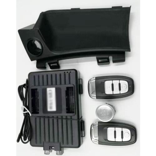 For Audi Q3 Car add push button Start stop system and remote key start stop system And PKE Keyless Entry keyless with frame