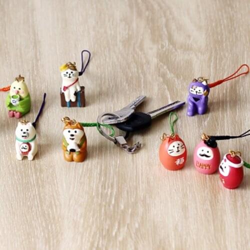 ZOCDOU1 Piece Simulation Cat Dog Xingren Resin Handicraft Ornaments Small Pendant Figure Ornament Miniatures