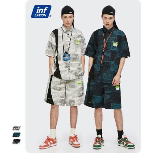 INFLATION Mens Summer Tracksuits