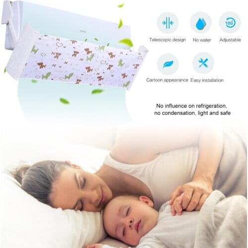 Air Conditioning Windshield Scalable Hanging-type Anti-direct Blowing Air Deflector Household Air Conditioning Baffle #G2