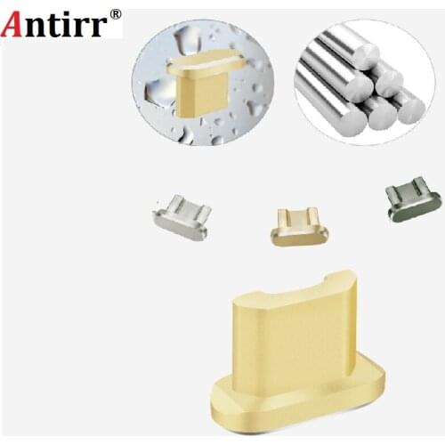 Metal Micro USB Charging Port Dust Plug Android Mobile Phone Charger Jack Interface Stopper for Samsung Oppo HTC LG VIVO