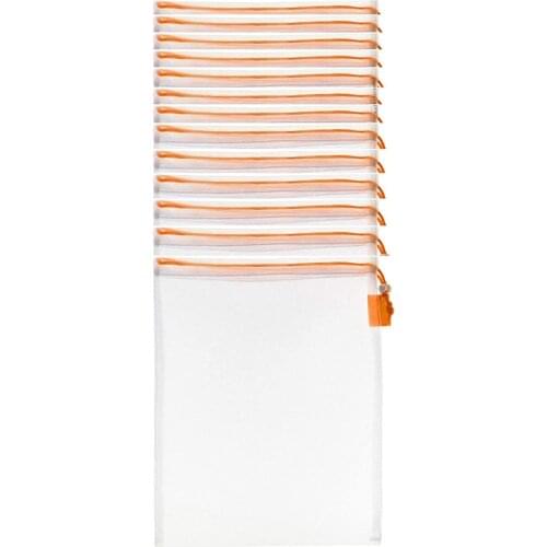 Toy Storage & Organization Mesh Bags Set of 15, Fits to Playroom Organization Game Pieces, Toy Sets, Small Toys, Dolls