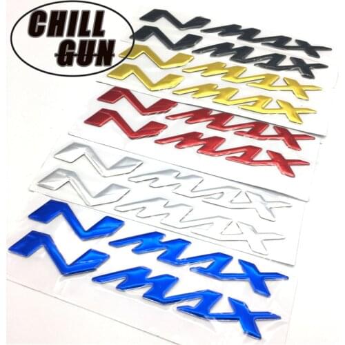 Motorcycle Decals Stickers Emblem Badge 3D Decal Raised Tank Wheel Tank Decals Applique Emblem For Yamaha NMAX155 125 NMAX 155