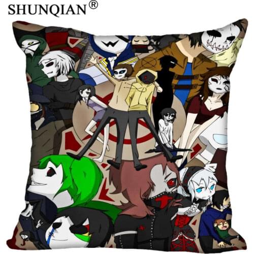 Custom Pillowcase Cover slender family square zipper Pillow Cover Best Gift 20x20cm,35x35cm(one side)