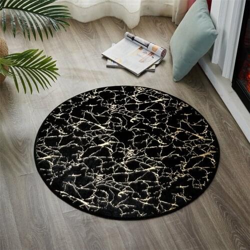Nordic Light Luxury Carpet Home Decor Area Rugs for Room Extra Comfy Nursery Rug Small Circular Carpet Modern Shaggy Circle Rug