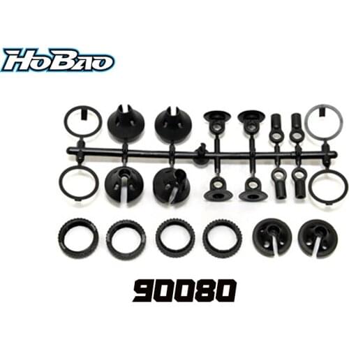 OFNA/HOBAO RACING 90080 SHOCK NYLON SET FOR 1/8 HYPER GTS/GTB NITRO/ELECTRIC ON-ROAD