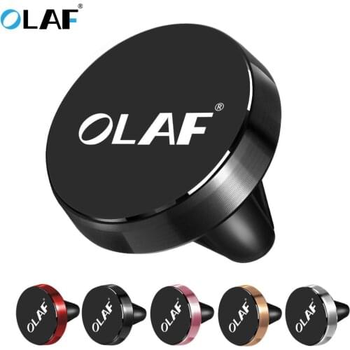 OLAF Magnetic Car Phone Holder Air Vent Mount Mobile Phone Stand Magnet Cell in Car GPS For iPhone XS Max Samsung Xiaomi Holder