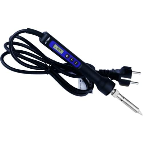 Atten Electric Soldering Iron 220V With Digital Liquid Crystal Display Temperature Adjustable Soldering Iron Soldering Iron Eu P