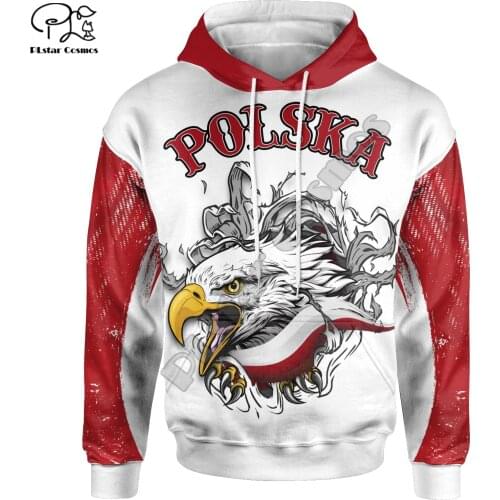 PLstar Cosmos 3DPrint Newfashion National Culture Poland Country Flag Tattoo Harajuku Streetwear Funny Unisex Zip/Hoodie Style13