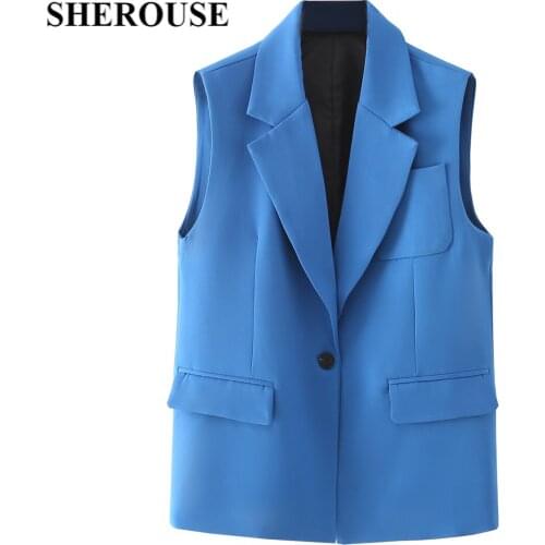 Женские большие жилеты Sherouse China At AliExpress