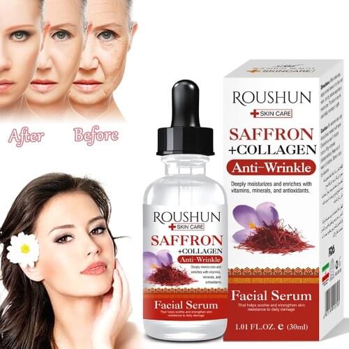 30ml Beauty Saffron and Collagen Serum Anti-Wrinkle Deeply Moisturizes