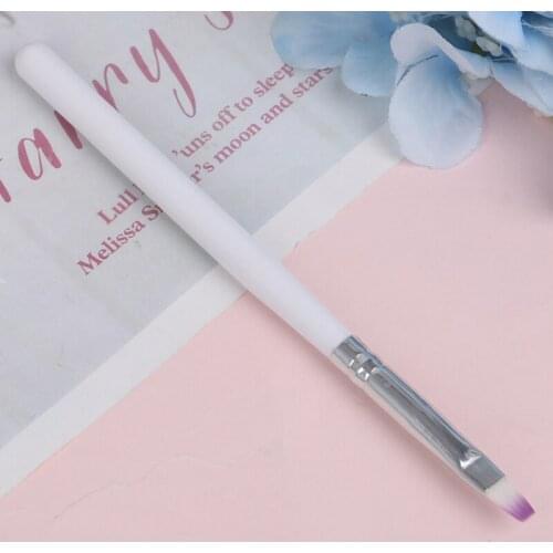 1Pcs Nail Brush White Light Therapy Pen UV Gel Painting Draw Brush Set New Fashion Nail Art Brush