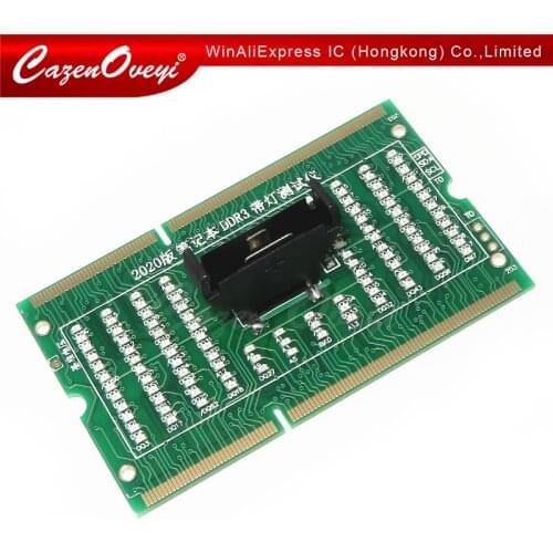1pcs/lot Laptop Memory DDR3 dual illuminated test card pros and cons to dual tester In Stock