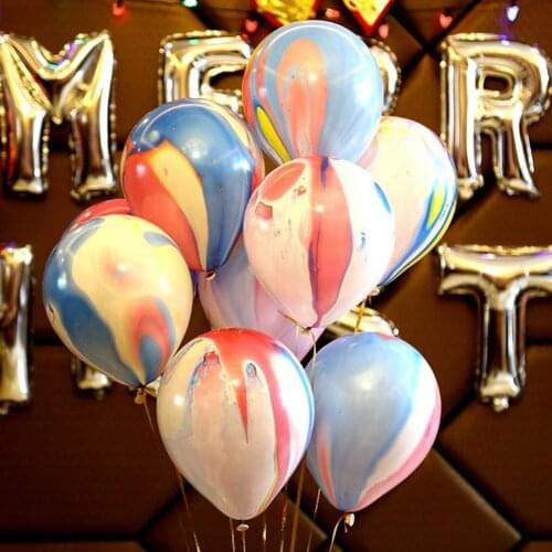 10Pcs Multi-color 12 Inch Latex Balloon Pearl Latex Balloons Happy Birthday Wedding Christmas Decorations Balloon Kids Air Balls