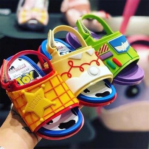 2021mini Melissa Jelly Shoes Boys Girls Casual Shoes Fruit Childrens Flat Shoes Strawberry Pineapple Melissa Shoes