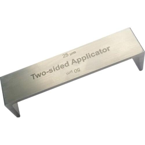 25-400um Range Stainless Steel Double Side Wet Film Applicator Use For Printing Industrial