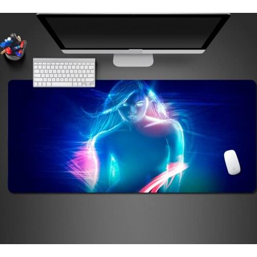 3 d Sbstract Personality Girl Mousepad Best-Selling High-Quality Rubber Large-Lock Game Mouse Pad Print Computer Anime Mats