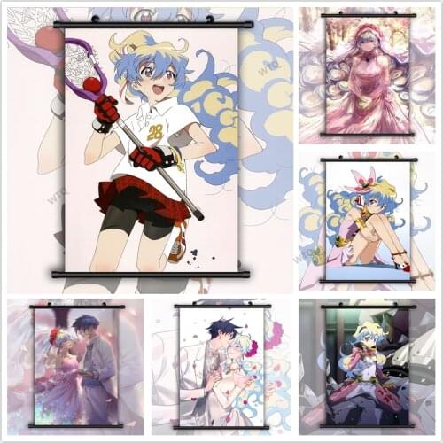 WTQ Anime Posters Tengen Toppa Nia Teppelin Anime Manga Wall Decor Canvas Painting Wall Art Picture Room Decor Home Decor