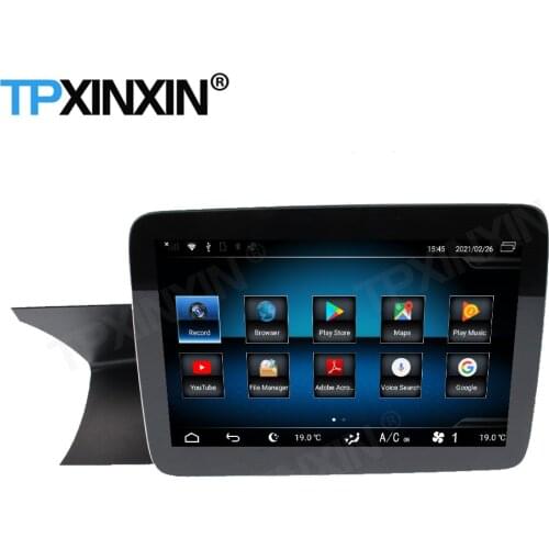 8+256GB 1 DIN Car Radio Receiver Android 11 Auto For Mecerdes Benz C-W204 2011 2012 2013 2014 Video Multimedia Player Head Unit