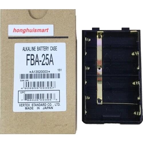 FBA-25A battery case box for YAESU /VERTEX STANDARD FT60R,VX168,VX160,VX418,VX410,VX120,VX127,VX428HX370S,HX270 Freeshipping