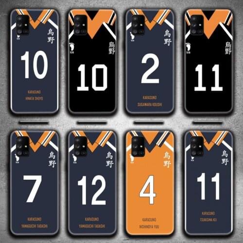 Haikyuu!! Karasuno Jersey Shoyo Hinata Phone Case For Samsung Galaxy A21S A01 A11 A31 A81 A10 A20E A30 A40 A50 A70 A80 A71 A51