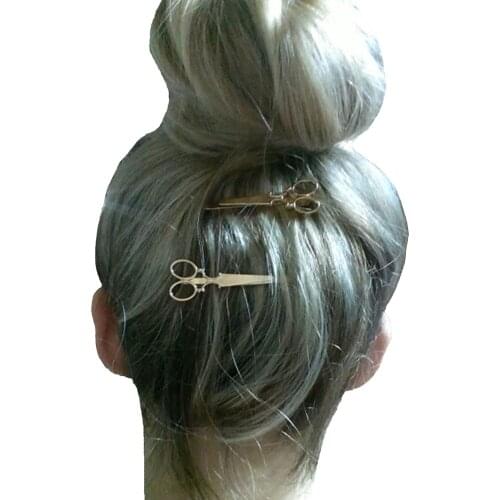 Hot Selling Gold Silver Hair Clip Women Headpiece Korean Cute Hair Clips Drop Shipping Special Design Hair Accessories