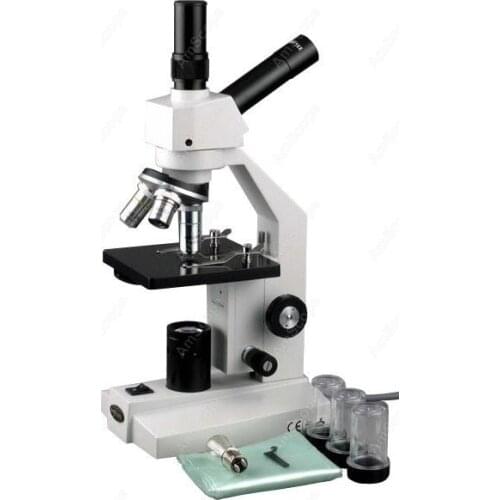 Dual-View Compound Microscope--AmScope Supplies Dual-View Compound Microscope 40x-1600x