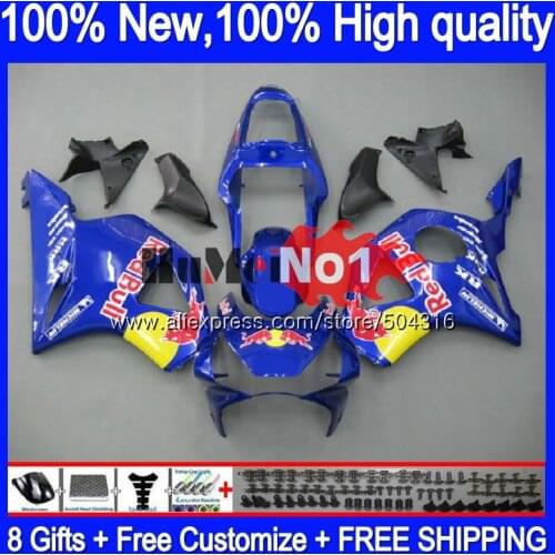 Body For HONDA CBR900RR CBR 900 954 RR CBR900 CC CBR954 RR 45MC.52 CBR 954RR 900RR CBR954RR 2002 2003 02 03 Fairing Yellow red