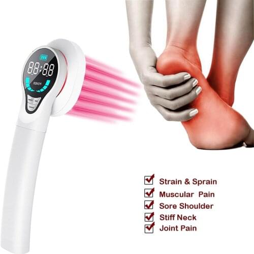Medical 808nm LLLT Low Level Laser Therapy for Joint Pain Facial Paralysis Prostatitis Neurasthenia Pain Reliever Device
