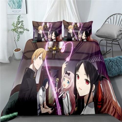 Miss Hui Ye Wants Me To Confess Series 3D Bedding Set Quilt Cover Pillowcase Twin Full Queen bed King Cover Quilt