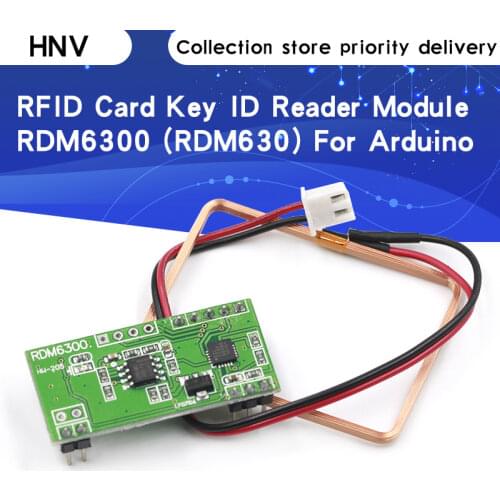 125Khz EM4100 RFID Card Key ID Reader Module RDM6300 (RDM630) For Arduino
