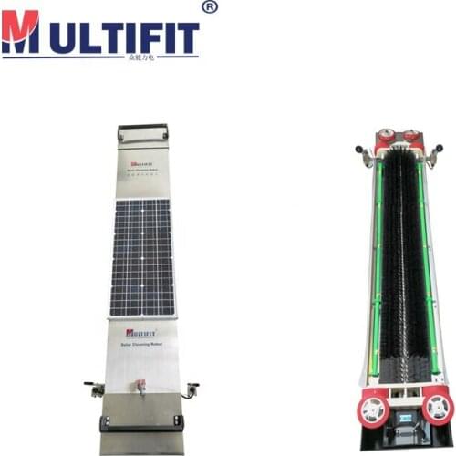 Multifit MULR990 automatic solar panel cleaning kit auto PV module cleaning machine for solar power station