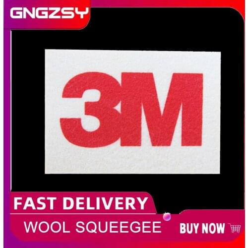 Soft Wool Scraper Window Squeegee Air Bubble Cleaner Car Sticker Installation Tool Advertising Auto Home Office Window Tint A07