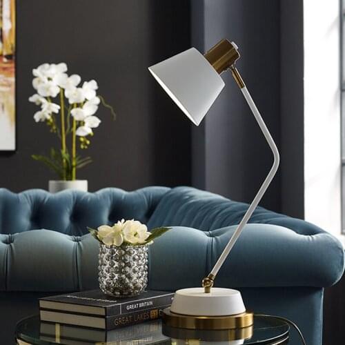 Nordic bedroom table lamp bedside lamp creative American simple post-modern desk study reading lamp