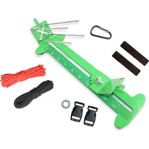 Paracord Jig Bracelet Maker Paracord Tool Kit Adjustable Metal Weaving DIY Craft Maker
