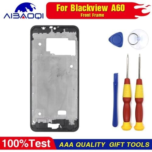 LCD Front Frame Assembly Replacement For 6.1 inch Blackview A60 Pro/A60 Phone+3M adhesive Perfect Replacement Parts Free Tools