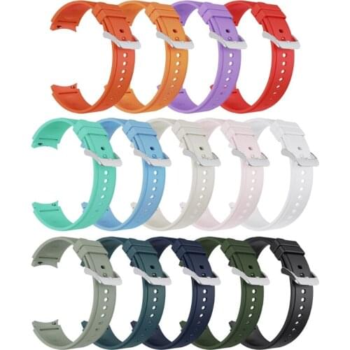 R91A Silicone Strap For -Samsung -Galaxy Watch 4 classic 46mm 42mm Band Wristbands