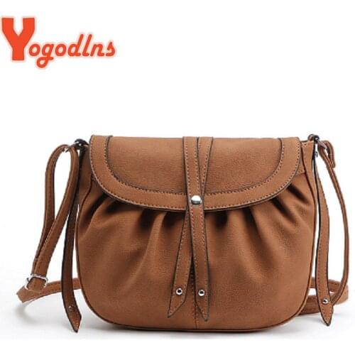Yogodlns Fashion Women Bag faux suede PU Leather Handbags Crossbody Bag Vintage Small Messenger Bags Casual Ladies Shoulder Bag