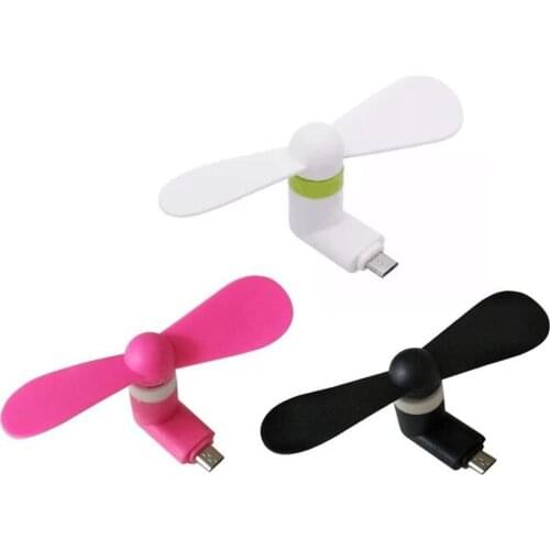 For Android Portable Cool Micro USB Fan 5V 1W Mobile Phone USB Fans Low Voice For Android Mobile Phone USB Power Supply