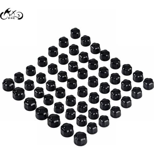 Motor Black Crown Engine Bolt Screw Cap For Harley Touring FLHT FLTR FLHR FLHX 1999-2016 Softail FLS FLSTN FXSTD FXSTS 1999-2017